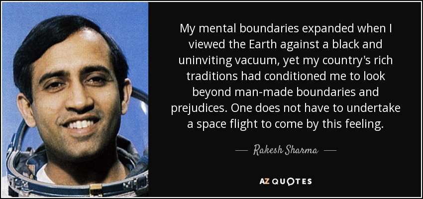 Rakesh Sharma's experience